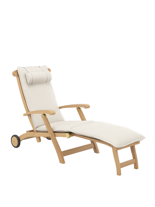 Cushion for Royal Princess Deck Chair with longer footrest Linum