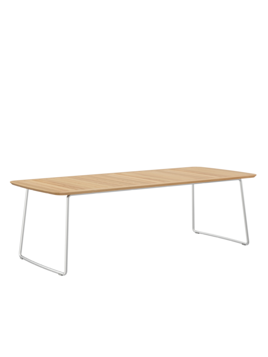 Amari Table Stainless Steel/Teak