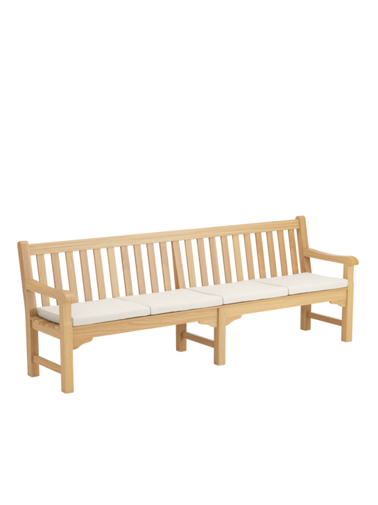 Seat Cushion Set for Summerfield / Kensington Bench 240 Linum, Set of 4